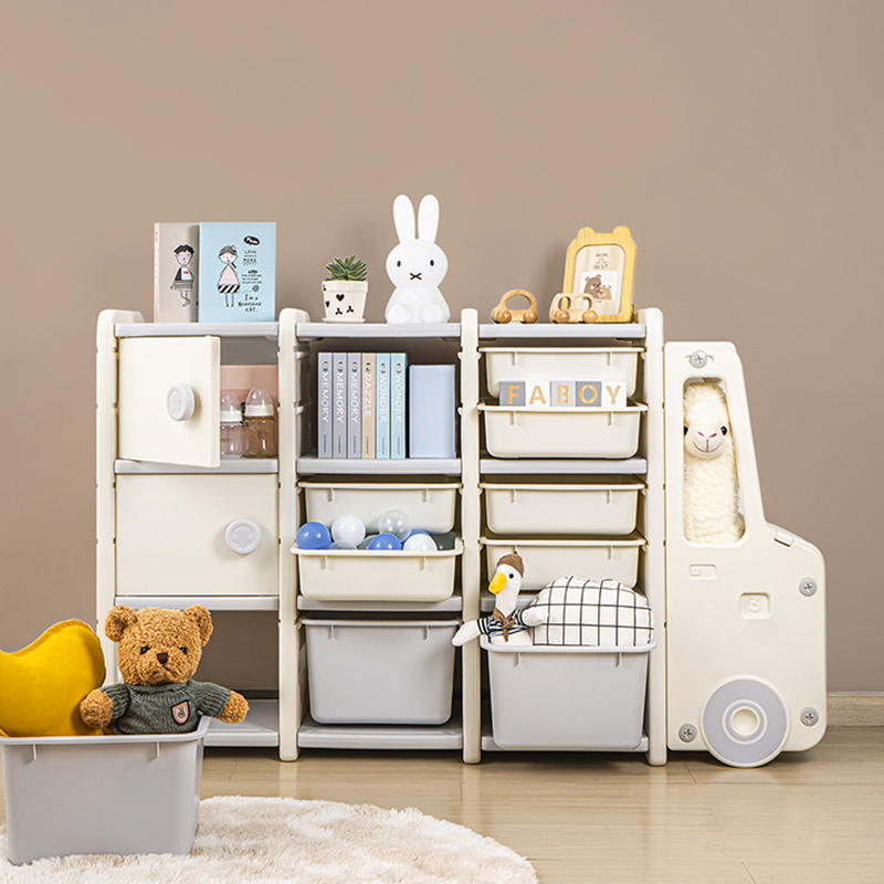 Toy Car Shelf Display Storage Solutions for Kids