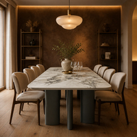 Table à manger en marbre Vera |   Meubles EKAR