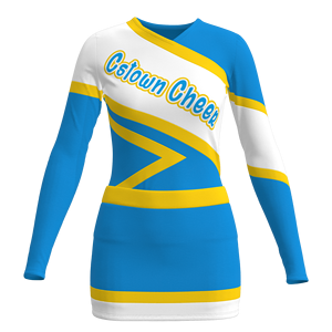 Vestito da Cheerleader blu all'ingrosso Damen allegria a bordo campo - Product Image 1