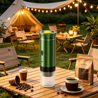 Machine à café portable sans fil 3 en 1, facile à utiliser, mini machine à expresso rechargeable pour les besoins de voyage, à domicile et en extérieur