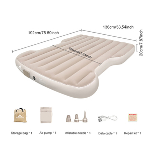 <span class=keywords><strong>Matelas</strong></span> <span class=keywords><strong>Gonflable</strong></span> Facile à Ranger pour <span class=keywords><strong>Coffre</strong></span> de <span class=keywords><strong>Voiture</strong></span>, Idéal pour Road Trip, Adapté au Modèle Y - Product Image 6