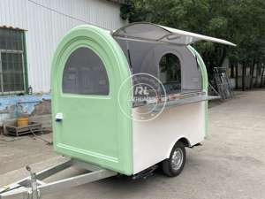 Chariots de vente ambulante de nourriture mobiles miniatures à prix bas personnalisés, chariots de vente ambulante de café, de hot-dogs et de restauration rapide à <span class=keywords><strong>vendre</strong></span> - Product Image 4