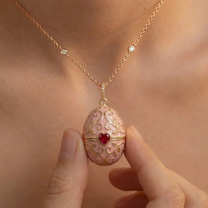 CAIOOCHE Nuove Collane di Lusso con Ciondolo di Design, Funzionali, in Ottone Rosa Colorato, Gioielli Raffinati, Regalo per la Festa della Mamma - Product Image 2