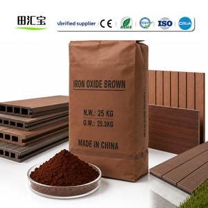 Ossido di Ferro Marrone in Polvere ad Alta Purezza per Tubi in PVC, Masterbatch Plastico, Resistente al Calore e agli UV, 325 Mesh, Fornitura all'Ingrosso - Product Image 1