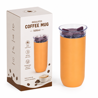 Cadeaux d'affaires en gros : Tasse de voyage isotherme en acier inoxydable 12oz/17oz avec affichage de la température et isolation thermique 12-24h