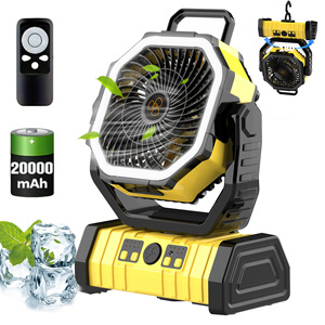 Multifunktionaler 20000mAh Wiederaufladbarer Ventilator F6 Modell Tragbarer Lüfter für Sommer Outdoor Camping für Haushalt und Autonutzung - Product Image 4