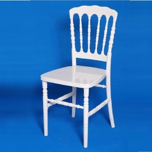 Chaise <span class=keywords><strong>Napoléon</strong></span> en résine blanche pour fête de mariage QL690W - Product Image 1