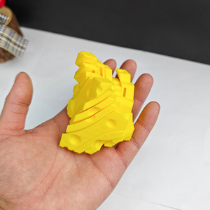 Puzzle 3D a forma di cubo di formaggio, 4,8 cm, blocchi di costruzione in plastica mobili per bambini dai 5 ai 7 anni, unisex, giocattolo fai da te - Product Image 3