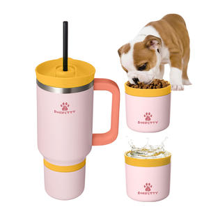 Vaso Térmico de 40oz con Asa y 2 Tapas, Tapa con Pajita Antiderrames, Taza de Viaje para Café de Acero Inoxidable con Aislamiento y Tazón, Apto para Lavavajillas - Product Image 3