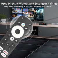 Télécommande vocale MECOOL compatible avec les boîtiers TV Android intelligents MECOOL KM2, KM2+, KM2 Plus, KM2-PLUS, KM7 Plus, KD3