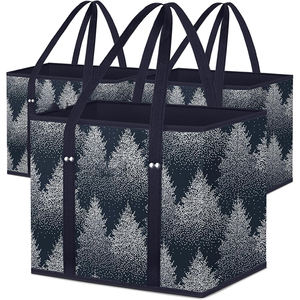 Échantillon gratuit, vente d'usine, sac de plage en toile personnalisé pas cher, sac en toile de coton, sac fourre-tout, sac à fermeture éclair, design géométrique - Product Image 6