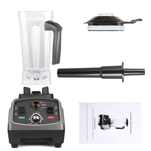 Licuadora eléctrica de alta calidad, comercial, multifuncional, de alta velocidad, extractor de jugos para batidos, trituración de hielo y procesamiento de alimentos. - Product Image 6