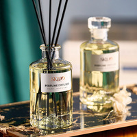 Nouveau design bouteille de parfum de maison de luxe 100ml 250ml 500ml bouteilles de diffuseur en verre bouteille de diffuseur de roseau vide
