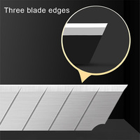 Lame de rechange pour couteau utilitaire SDI 1520, 25 mm de large, extra large, robuste, épaisseur 0,7 mm, pour la découpe