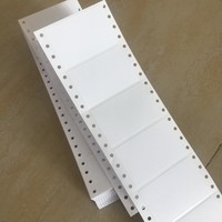 Étiquettes adhésives continues perforées à la machine, étiquettes suspendues, étiquettes pliables avec trou de suspension, papier imprimé couleur, modèle 004, pour consommateurs