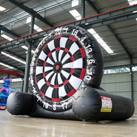 Grandes cibles de tir gonflables pour jeux de carnaval, fléchettes de football gonflables pour jardin, jeu de fléchettes de football gonflable