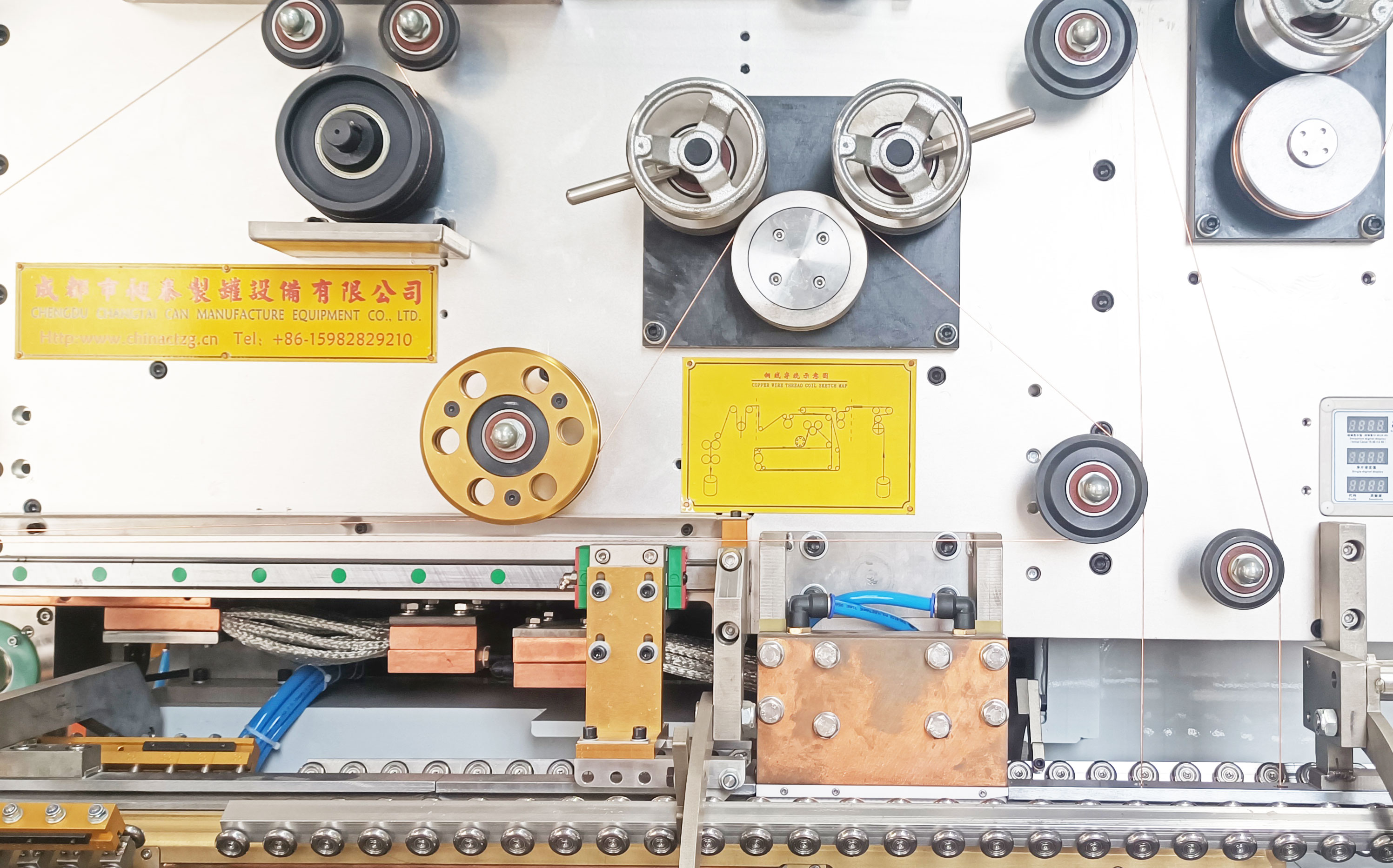 OEM Automatic Tin Can Making Machine Paint Tin Can Welding Line