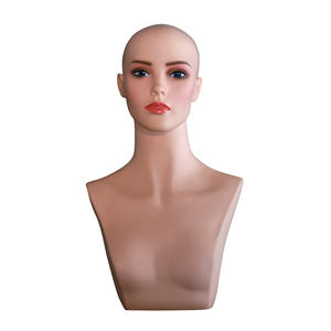 <span class=keywords><strong>Tête</strong></span> de <span class=keywords><strong>mannequin</strong></span> réaliste en PVC rotative et détachable MCY, grande taille, avec support pour collier et boucles d'oreilles, support pour perruque, moule d'affichage - Product Image 1