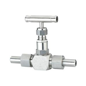 Válvula de aguja de acero inoxidable de alta presión API/ISO/CE/ANSI Manual de baja temperatura DN8 DN15 PN25 <span class=keywords><strong>PN50</strong></span> para productos químicos de aceite - Product Image 6