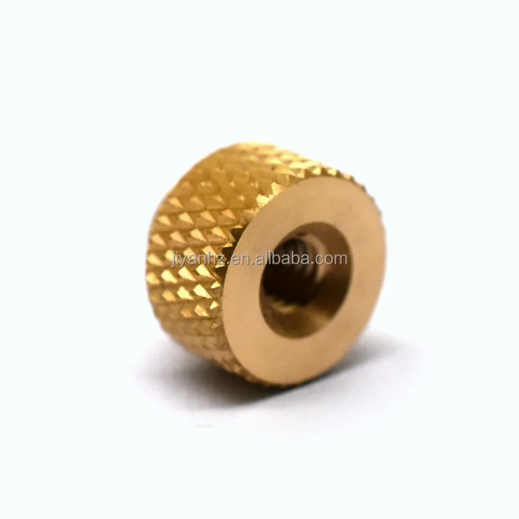 Trung Quốc Nhà Sản Xuất Cnc Quay Vòng Brass Phần Cứng Với Khía