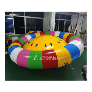 Bote Inflable de Agua con Disco, Spinner de Agua Inflable, Disco Giratorio Volador - Product Image 3