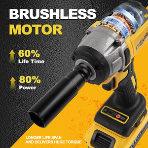 Juego <span class=keywords><strong>de</strong></span> Llaves <span class=keywords><strong>de</strong></span> <span class=keywords><strong>Impacto</strong></span> Inalámbricas OEM/ODM <span class=keywords><strong>de</strong></span> 350 NM, <span class=keywords><strong>Llave</strong></span> <span class=keywords><strong>de</strong></span> <span class=keywords><strong>Impacto</strong></span> Inalámbrica sin Escobillas <span class=keywords><strong>de</strong></span> <span class=keywords><strong>1</strong></span>/<span class=keywords><strong>2</strong></span>, Juego <span class=keywords><strong>de</strong></span> Herramientas Eléctricas - Product Image 2