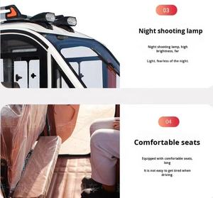 Meilleure Offre <span class=keywords><strong>Tricycle</strong></span> <span class=keywords><strong>Électrique</strong></span> pour <span class=keywords><strong>Adulte</strong></span> 1000W Nouvelle Énergie 4 Places à Cabine Fermée Étanche à la Pluie - Product Image 5