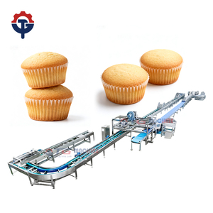 Ligne <span class=keywords><strong>de</strong></span> production <span class=keywords><strong>de</strong></span> cupcakes entièrement automatique avec machine à faire des gâteaux à haute capacité Usines alimentaires - Product Image 3