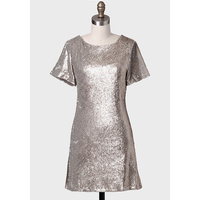 Robe de soirée à sequins taille haute pour femme, idéale pour les fêtes de Noël et les occasions décontractées