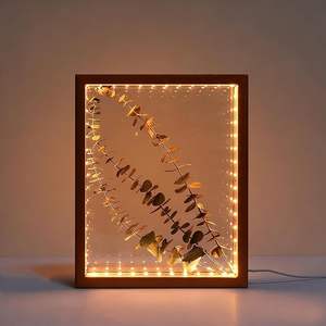 Marco <span class=keywords><strong>de</strong></span> Exhibición con Iluminación LED USB Personalizado, Caja <span class=keywords><strong>de</strong></span> Exhibición Profunda con Luz LED USB para Recuerdos, Obras <span class=keywords><strong>de</strong></span> Arte en 3D, Coleccionables, Regalo Promocional - Product Image 3