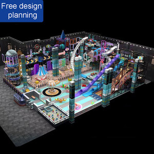 Parco giochi per bambini centro commerciale al coperto i bambini giocano parco divertimenti grande attrezzatura per il divertimento della famiglia dove i sogni diventano realtà - Product Image 1