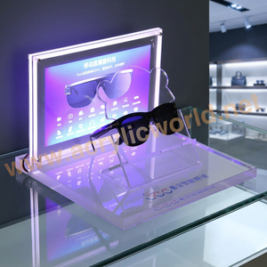 Présentoir à lunettes en acrylique avec éclairage LED – Organisateur de bureau moderne pour la présentation de lunettes - Product Image 2