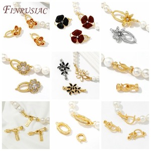Connecteurs plaqués or 18 carats, fermoirs de bijoux, accessoires de couture, perles, matériel de fabrication <span class=keywords><strong>pour</strong></span> bracelet - Product Image 6