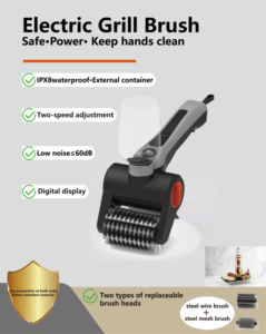 Prodotto Più Venduto 2025 IPX8: Spazzola Elettrica per Barbecue con Serbatoio d'Acqua e Set Completo di Utensili, Più Pratica - Product Image 3