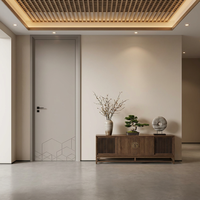 Matériaux de construction écologiques et sûrs pour la santé, porte intérieure en bois, porte de chambre en polymère CPL, sur mesure