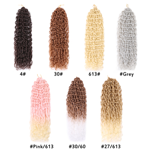 Tóc Bện Xoắn Sóng Nước Đại Dương Tóc Bện Sóng Sâu Màu Vàng Ombre Nối Dài - Product Image 2