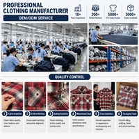 Chemise en flanelle brossée à carreaux rouges pour homme, personnalisable OEM/ODM, avec deux poches poitrine, boutonnée, manches longues, marque privée, faible MOQ, vente en gros