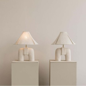 <b>Table</b> <b>Lamp</b> Elephant Shape Ceramic <b>Base</b> White Fabric Shade LED E27 Home Decor Bedroom Study Lighting - Product Image 3