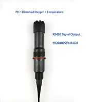 Sonda Digital 3 en 1 para Medir pH, Oxígeno Disuelto y Temperatura, BSK-PD-100, para Aguas Residuales, Agua de Mar, Acuicultura, Calidad del Agua