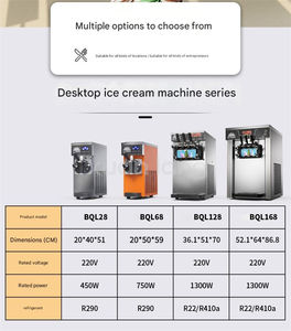 Máquina de Helados Suaves de Alta Calidad Comercial, 3 Sabores, Eficiente, 220V, <span class=keywords><strong>para</strong></span> Heladerías, <span class=keywords><strong>para</strong></span> Leche - Product Image 3