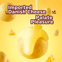 Cheese-Plan 55g Snacks de Grano Inflado Semiblandos Salados con Sabor a Queso Cheddar para Perros, Sin Grasas Trans, Directo de Fábrica, Personalizado para KTV