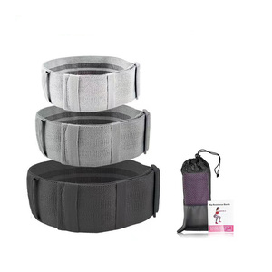 重い抵抗ヒップバンド<span class=keywords><strong>3</strong></span>レベル滑り止めプリントコットンラテックスナイロン戦利品バンドスクワット & ランジ用セット - Product Image 4