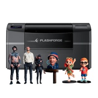 Imprimante 3D couleur Flashforge CJ270 MJP, haute précision 7μm, 180*120*100mm, support soluble dans l'eau, imprimante 3D UV colorée