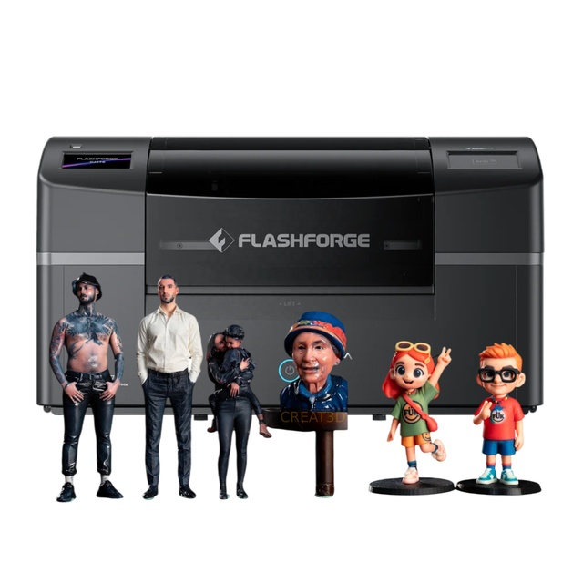 Flashforge CJ270 Full Color MJP 3D Printer 7μm High Precision 180*120*100mm Water Soluble Support Colorful UV 3D Printer