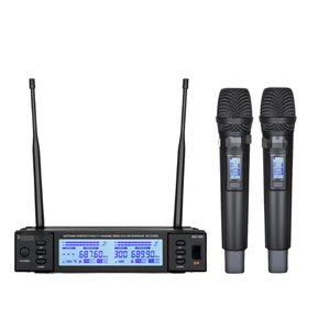 Uhf डुअल चैनल हैंडहेल्ड वायरलेस गतिशील माइक केटीवी चरण skm9000 के लिए - Product Image 1