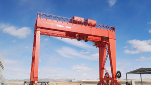 מנוף גשרי ענק 2000t-62m עם מערכת ניהול נתונים 5G, עיצוב עגלה כפולה ותאימות לתקני AWS - Product Image 2