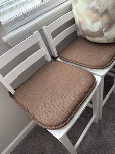 Coussin de <span class=keywords><strong>chaise</strong></span> en mousse à mémoire de forme avec attaches motif nid d'abeille <span class=keywords><strong>antidérapant</strong></span> dos en caoutchouc arrondi carré 16 "X 16" siège Cove - Product Image 3