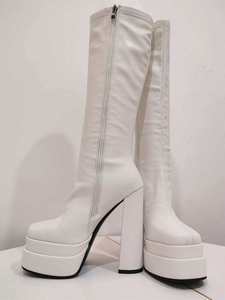 Bottes mi-hautes en tricot élastiques confortables, nouvelle collection automne-hiver 2023, très vendues - Product Image 2