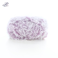 New Bojay Großhandel 100% Polyester Soft Hand Stricken Häkeln Chunky Kunst pelz Garn Fuzzy Fancy Garn