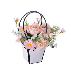 CallaFloral - Juego de Cestas de Flores Artificiales, Arreglo de Peonías, Decoración para Bodas y Hogar CF01468 - Product Image 5